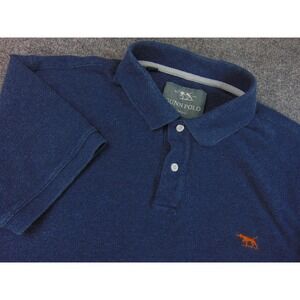 Gunn Polo Shirt Mens XL Sports Fit Blue Golf Athleisure